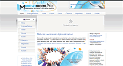 Desktop Screenshot of maturskiradovi.net